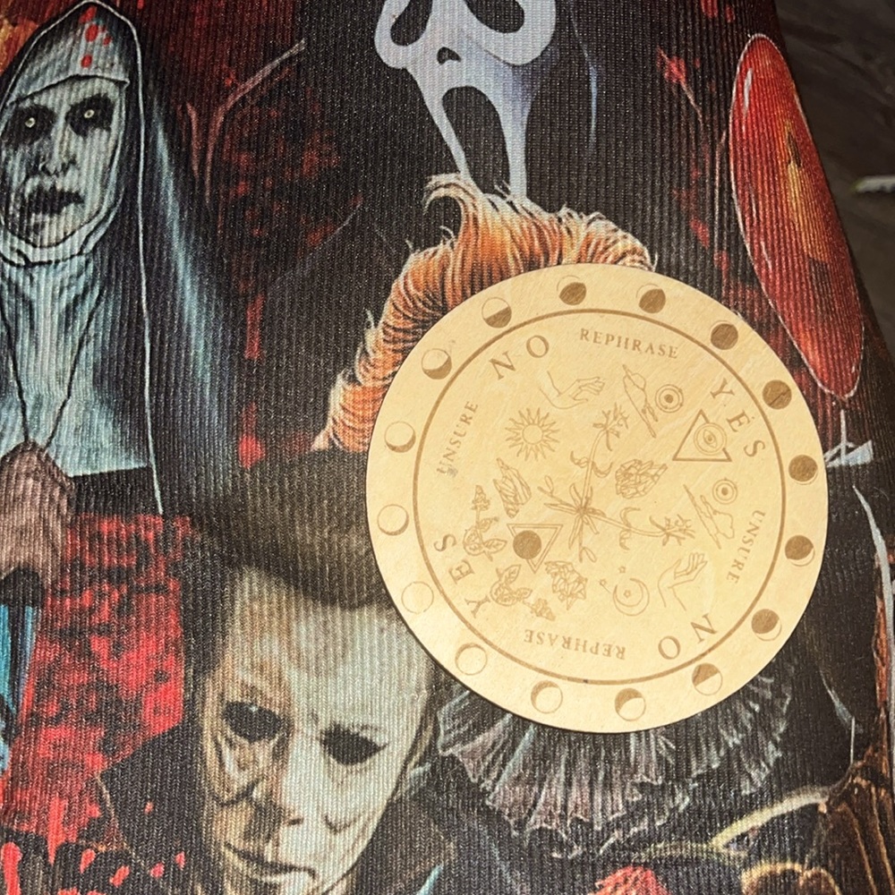 NWT Pendulum Witch Board/Scrying/Wood/Unique/Spiritual Sun Moon Phase Tool